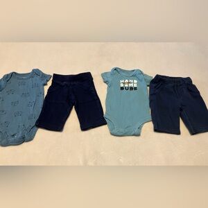 Carter's Blue Woodland Animal outfits